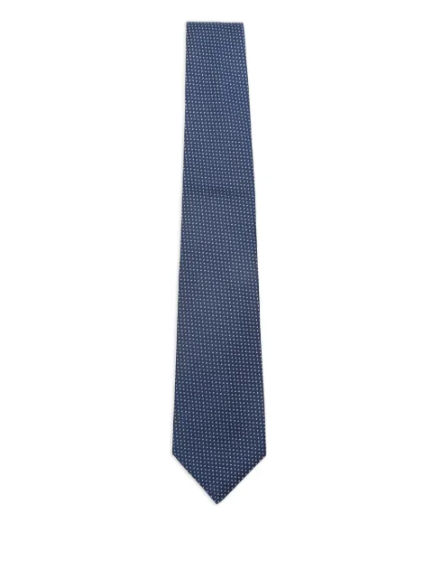 Kiton cravate en soie à pois