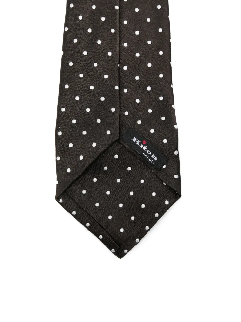 Kiton polka-dot tie Bruin