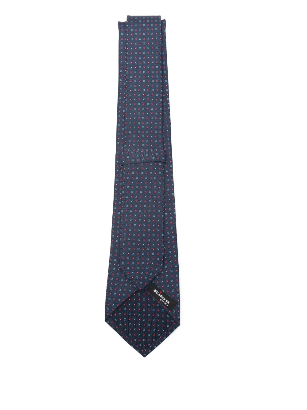 Kiton patterned silk tie | Image 2