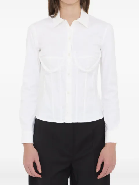 Balenciaga corset lace-up shirt