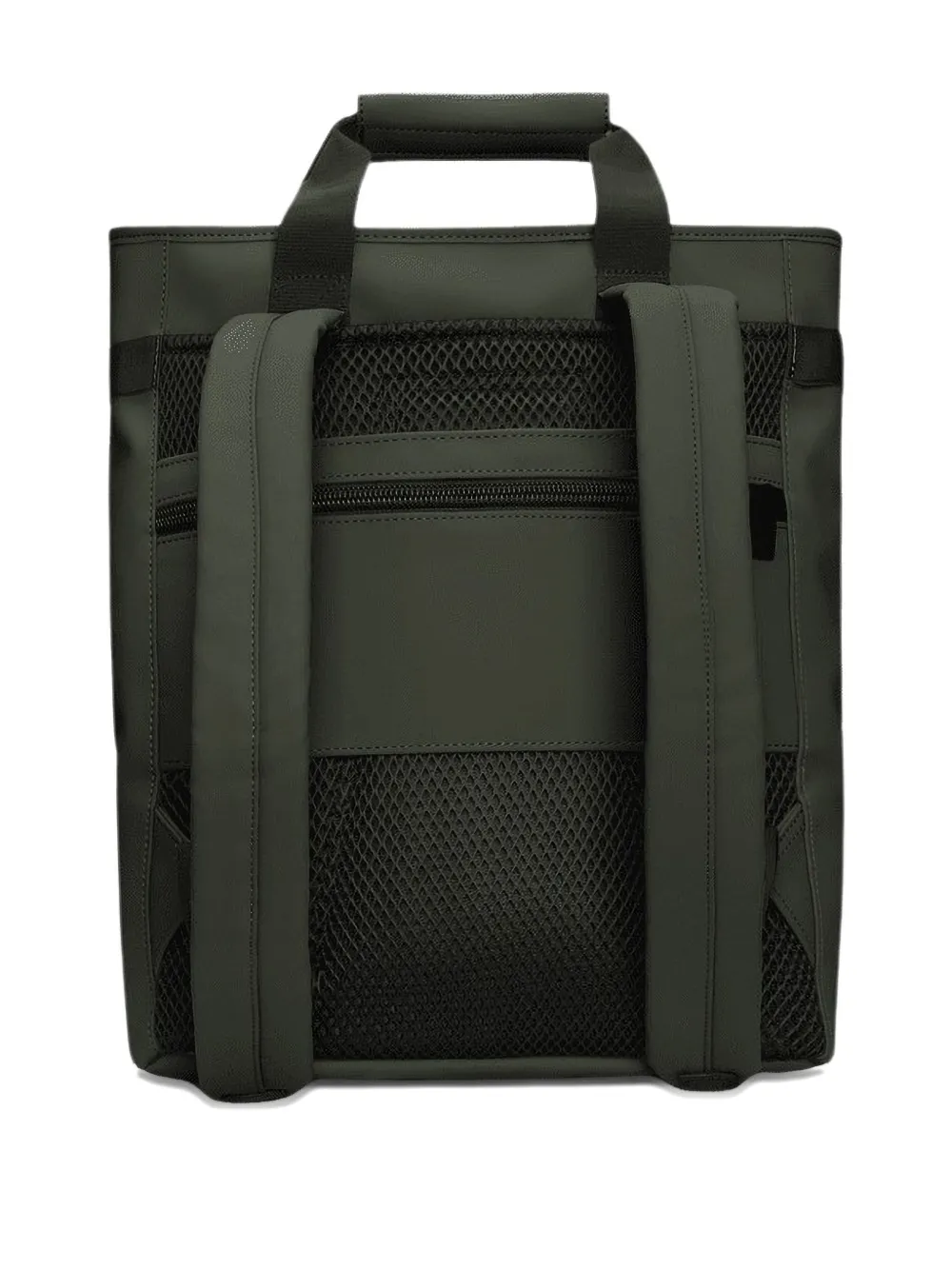 Rains Texel Logo-detailed Backpack In Green