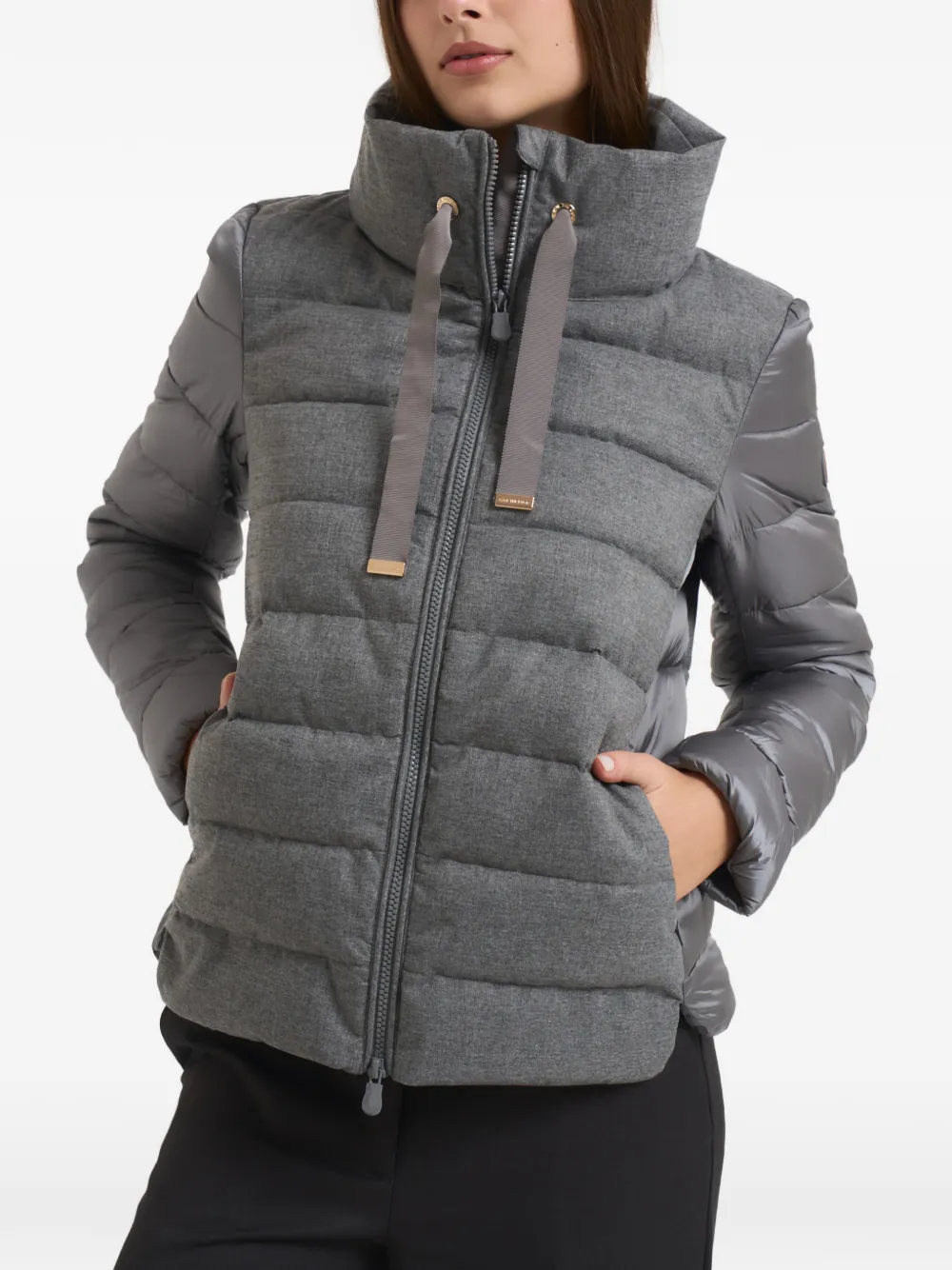 Save The Duck panelled jacket - Grigio