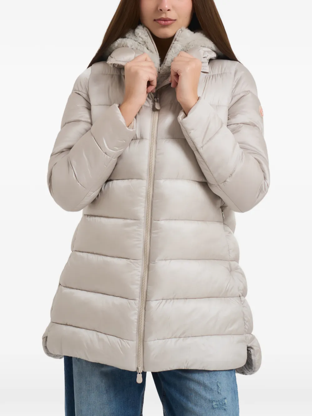 Save The Duck quilted coat - Toni neutri
