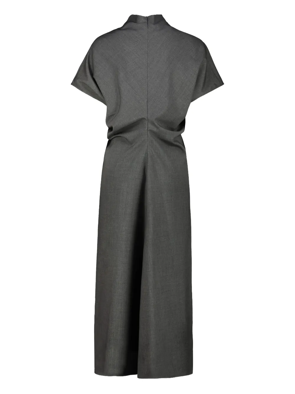 DRHOPE high-neck midi dress - Grijs