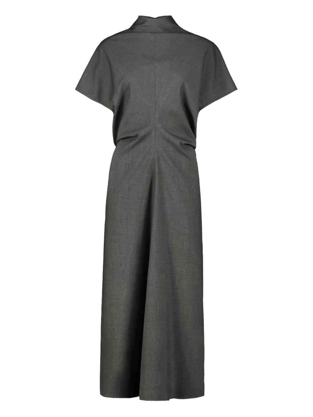 DRHOPE high-neck midi dress - Grigio