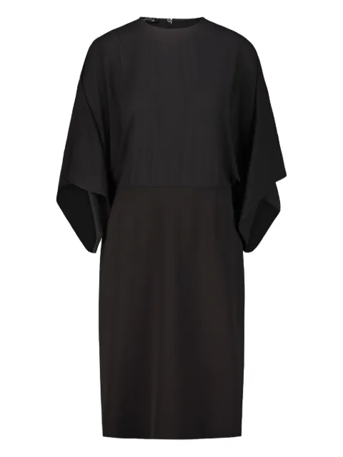 DRHOPE batwing-sleeve midi dress