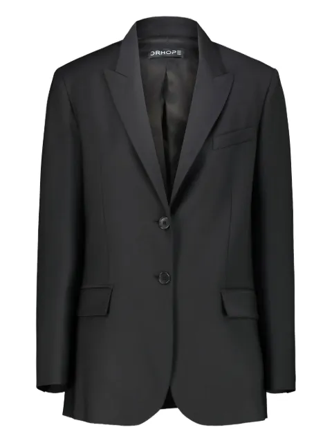 DRHOPE two-button wool blazer