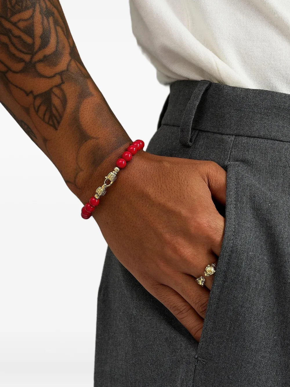 Nialaya Jewelry Healing bracelet - Rosso