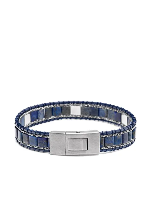 Nialaya Jewelry stud lapis lazuli bracelet
