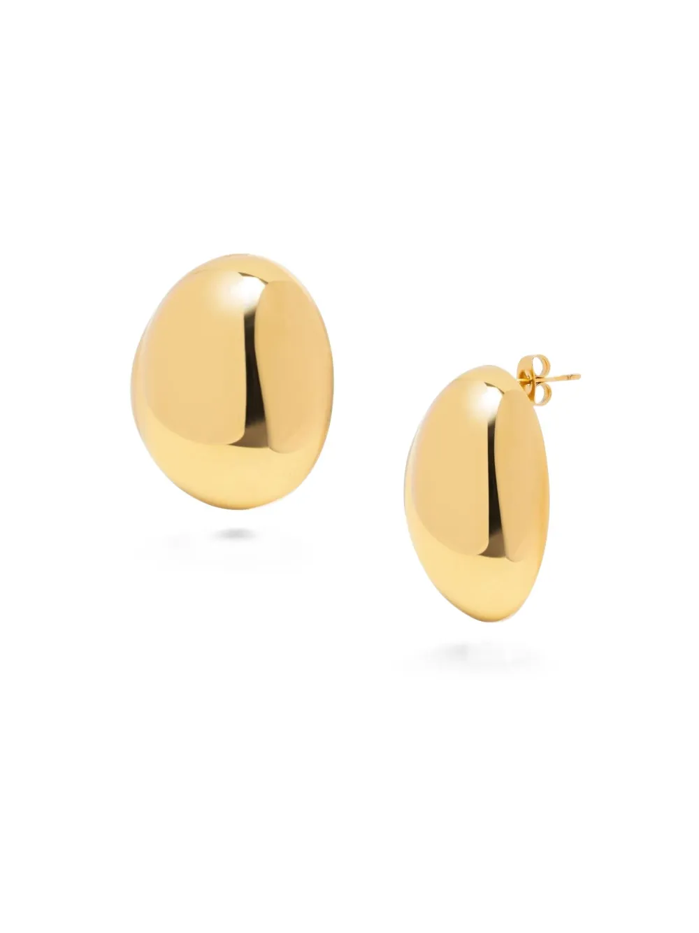 Nialaya Jewelry Oval Stud Earrings In Gold