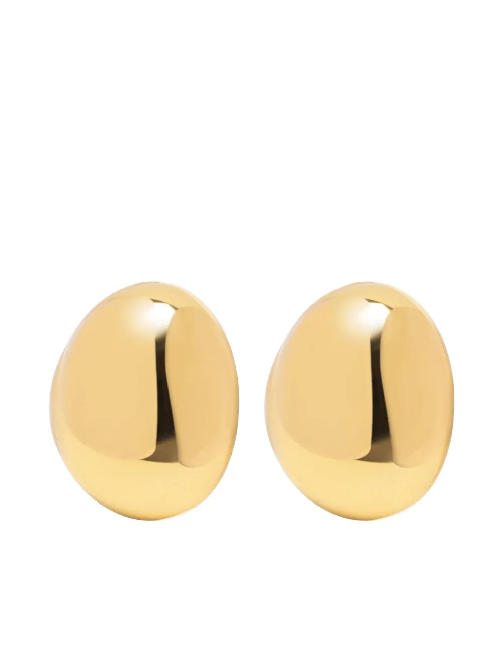 Nialaya Jewelry Oval Stud Earrings In Gold