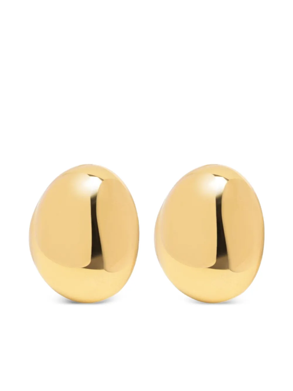 Nialaya Jewelry oval stud earrings - Oro