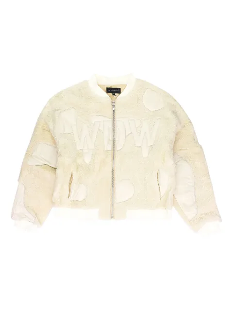 Who Decides War chamarra bomber con aplique del logo