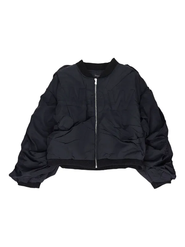 Who Decides War ドレープ ボンバージャケット | ブラック | FARFETCH JP