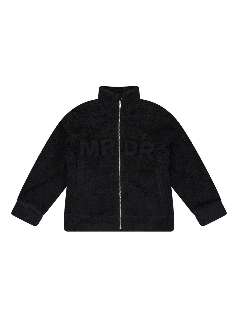 Who Decides War MRDR fleece zip-up jacket | Black | Image 1
