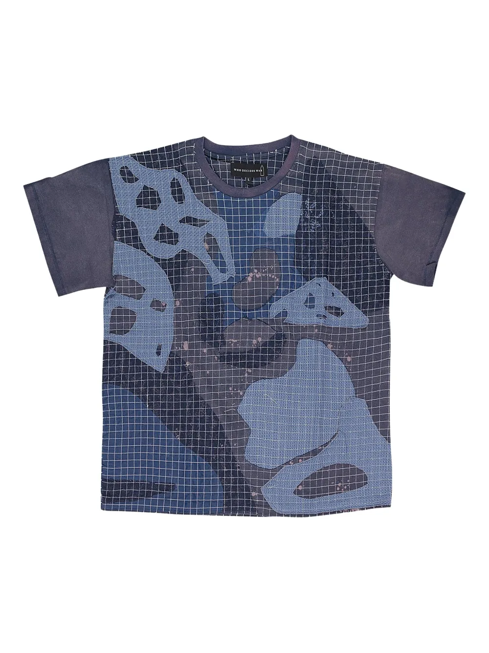 Who Decides War playera Grid | azul | Image 1