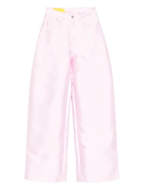Marques'Almeida logo-patch trousers