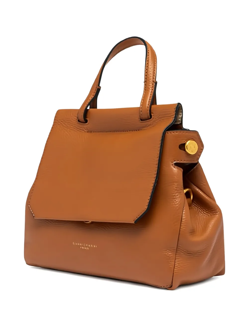 Gianni Chiarini Ottavia Flap-top Tote Bag In Brown
