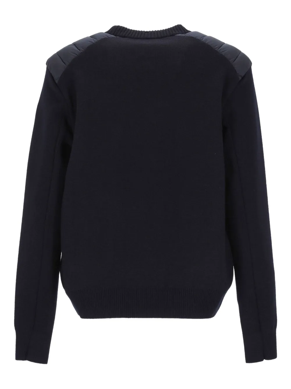 Moncler Grenoble Trui met gewatteerde schouders - Blauw