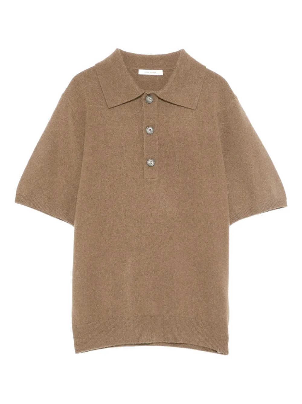 Entire Studios Buttoned Polo Shirt In Brown