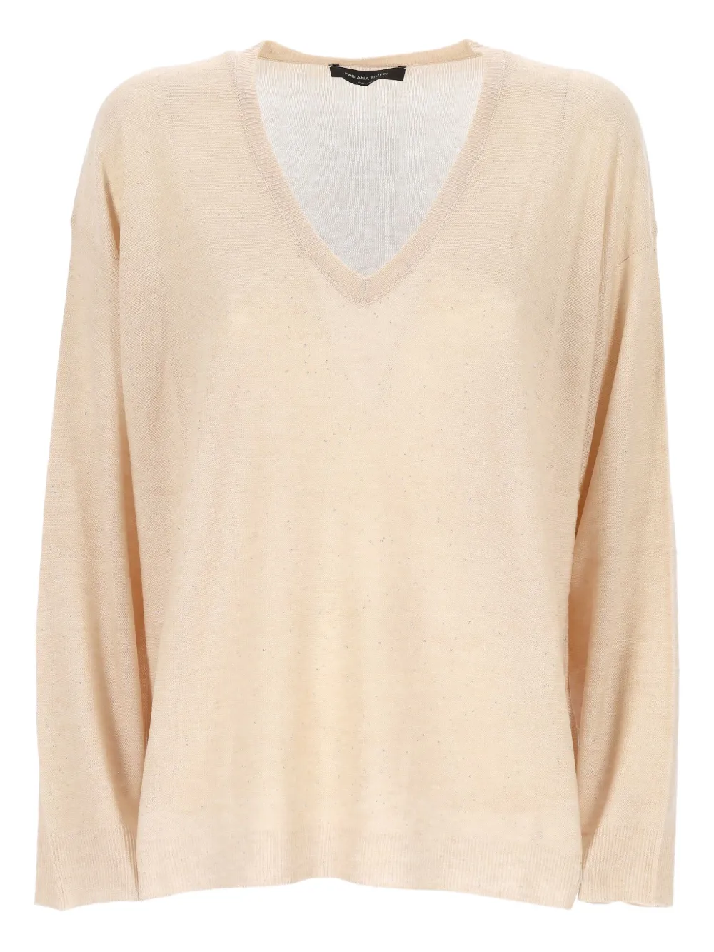 Fabiana Filippi V-neck sweater - Toni neutri