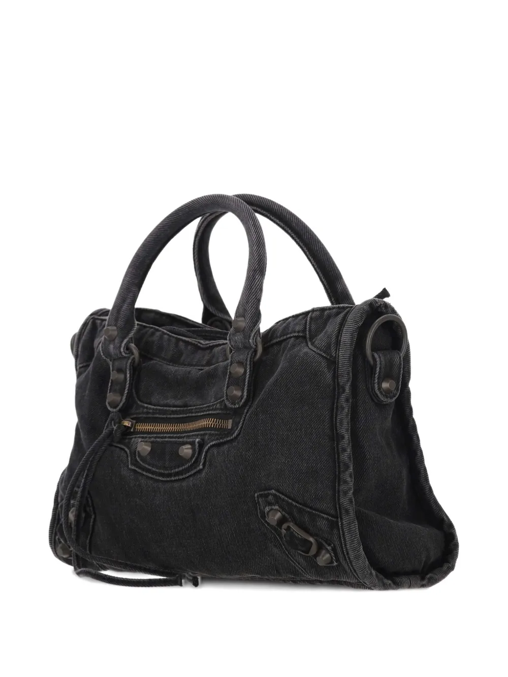 Balenciaga Le City shopper met rits Zwart