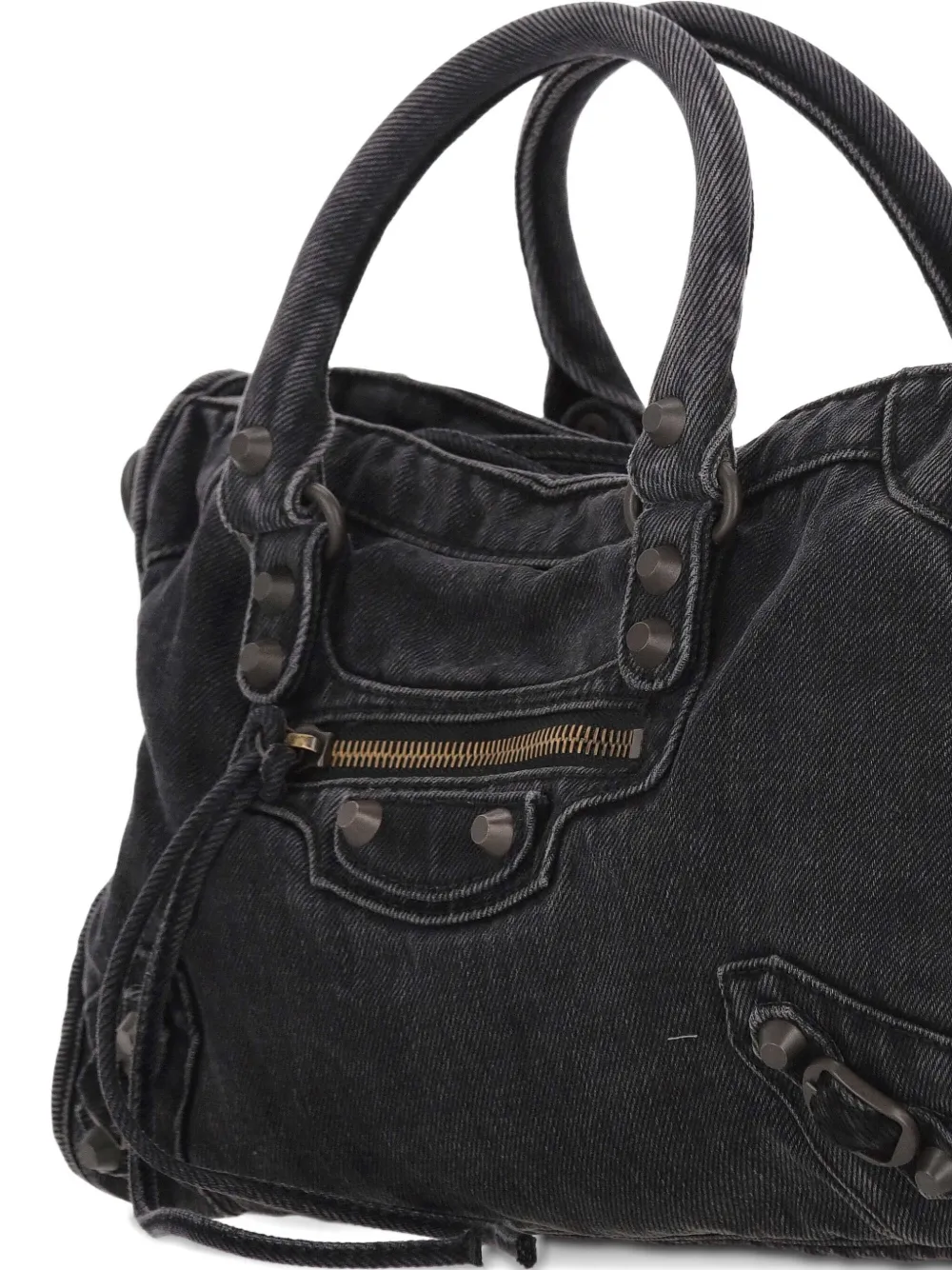Balenciaga Le City shopper met rits Zwart