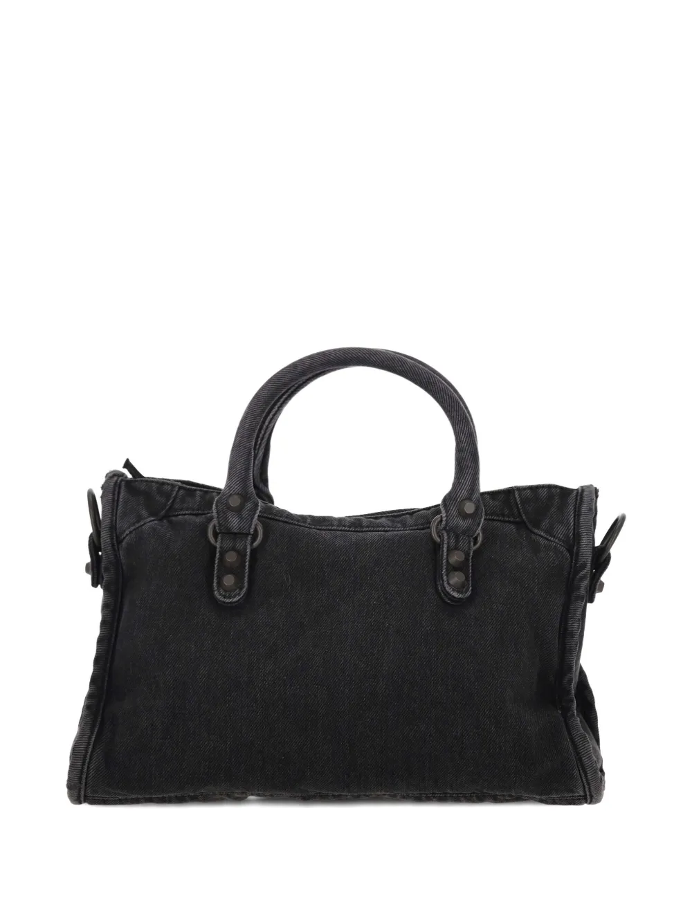 Balenciaga Le City shopper met rits - Zwart