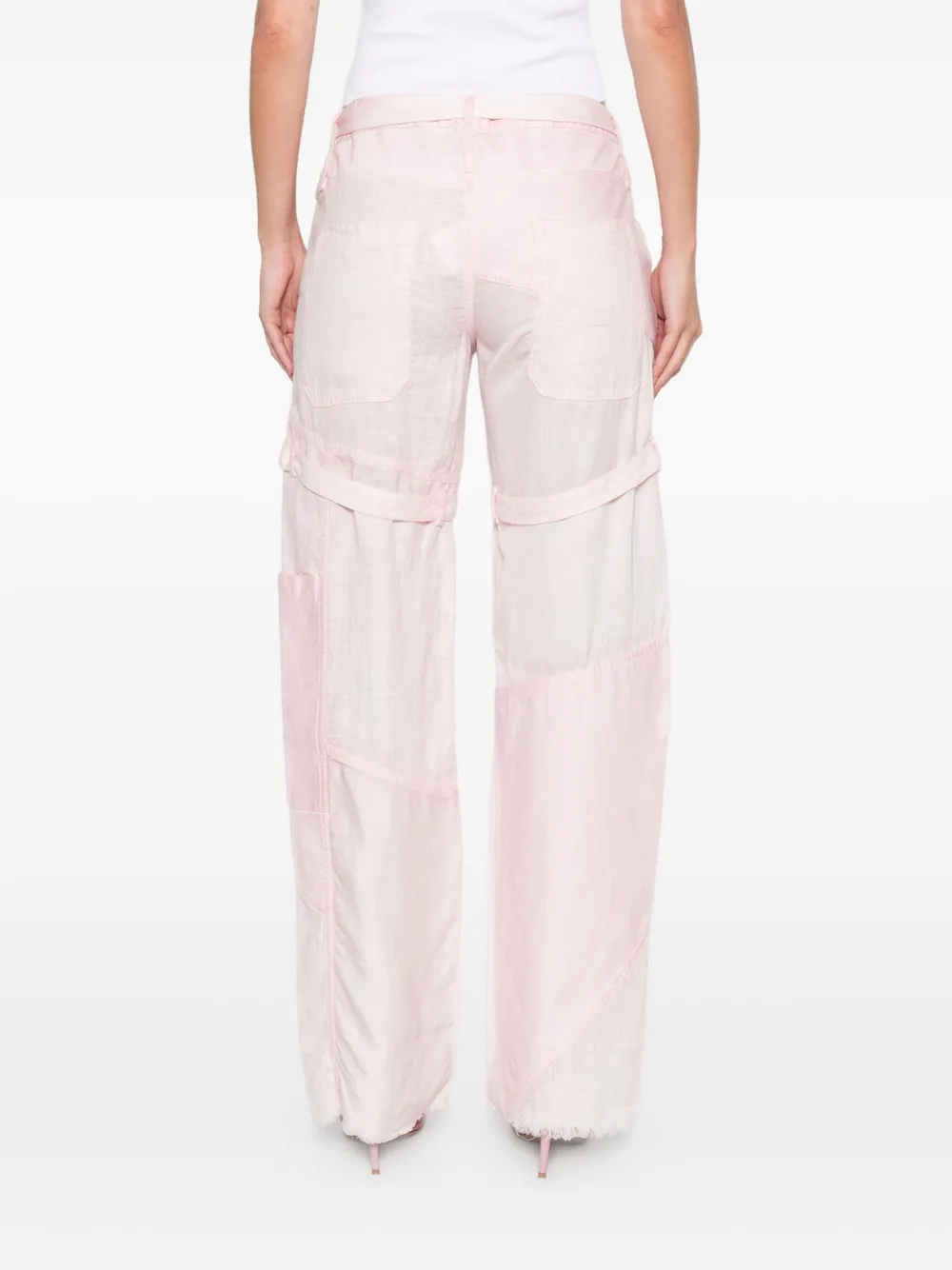 Marques' Almeida Zip-detail Trousers In Pink