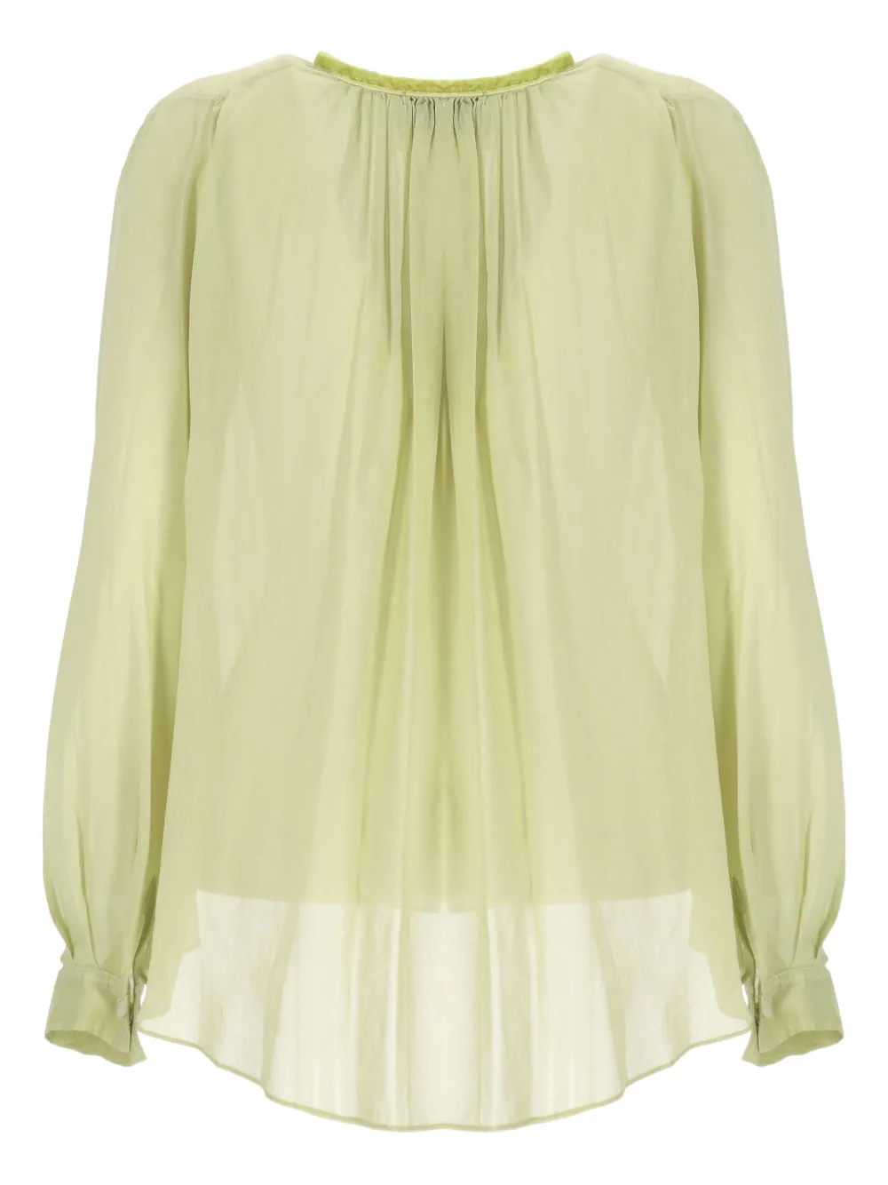 Forte Forte Blouse met knopen - Groen