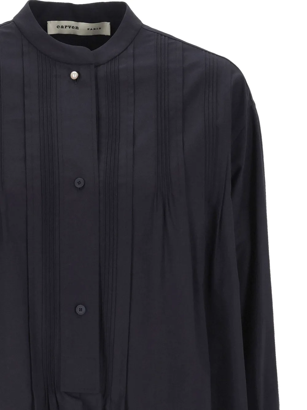  Carven Pleated Top - Blue 
