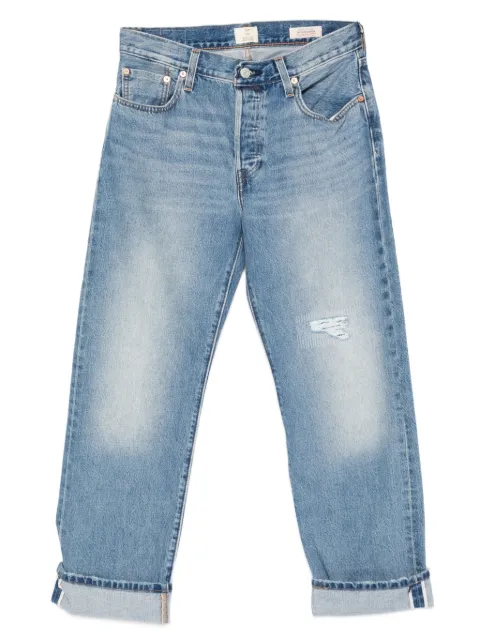 Levi's logo patch jeans