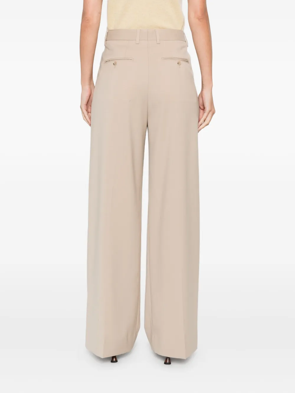 Filippa K Pleated Trousers In Neutral