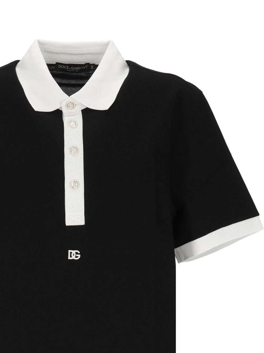 Dolce & Gabbana Katoenen poloshirt Zwart