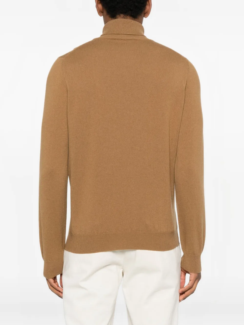 Gran Sasso T-shirt met col Bruin