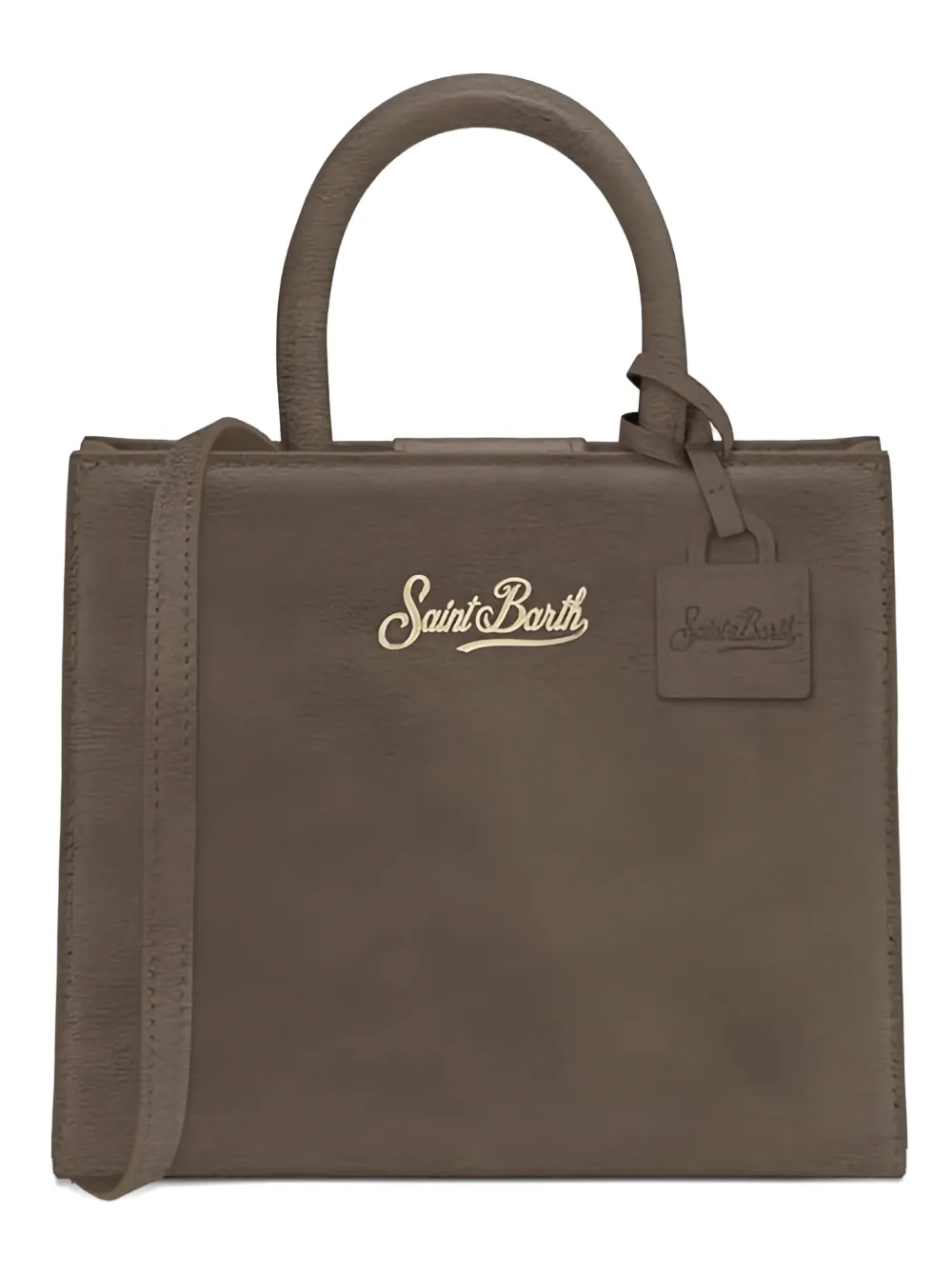 MC2 Saint Barth mini Shop top handle tote bag - Bruin