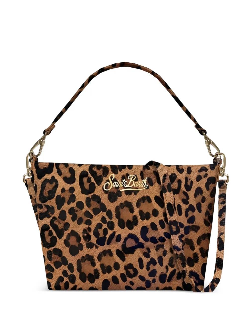 MC2 Saint Barth Aline Schultertasche mit Leoparden-Print | Braun | Image 1