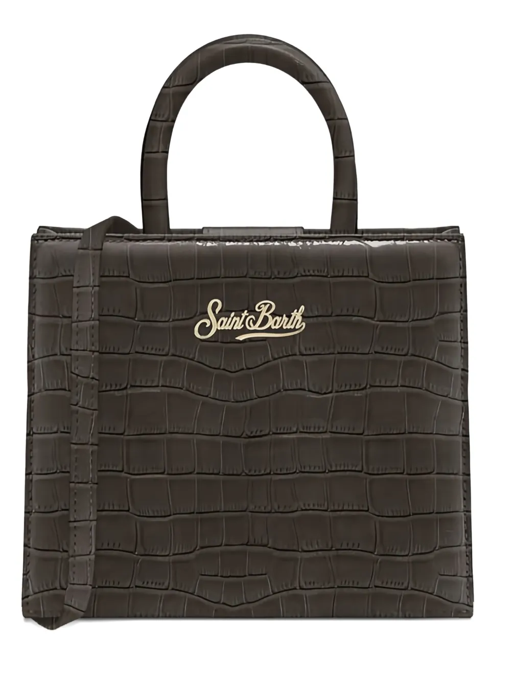 MC2 Saint Barth logo-plaque tote bag - Grijs