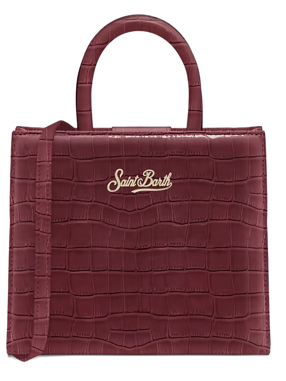 MC2 Saint Barth logo-plaque tote bag - Rood