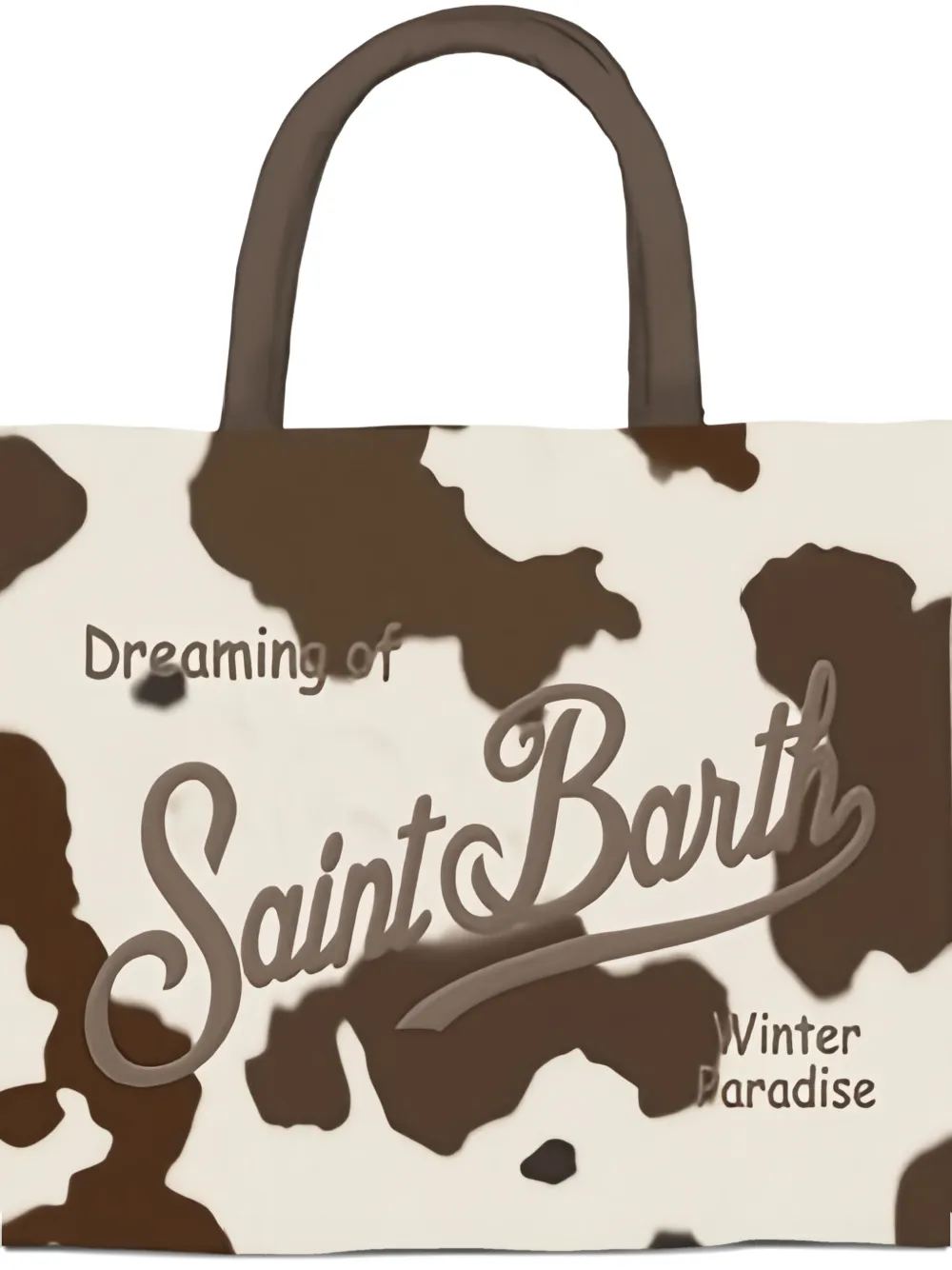 MC2 Saint Barth Colette Felt fringed bag - Beige