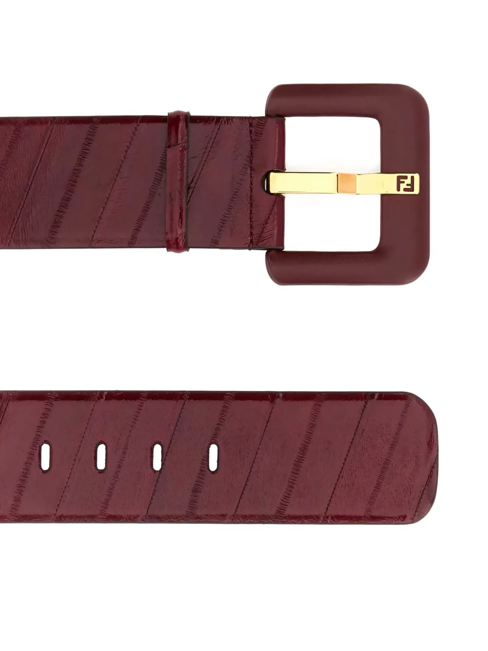 FENDI Forever leren riem - Rood