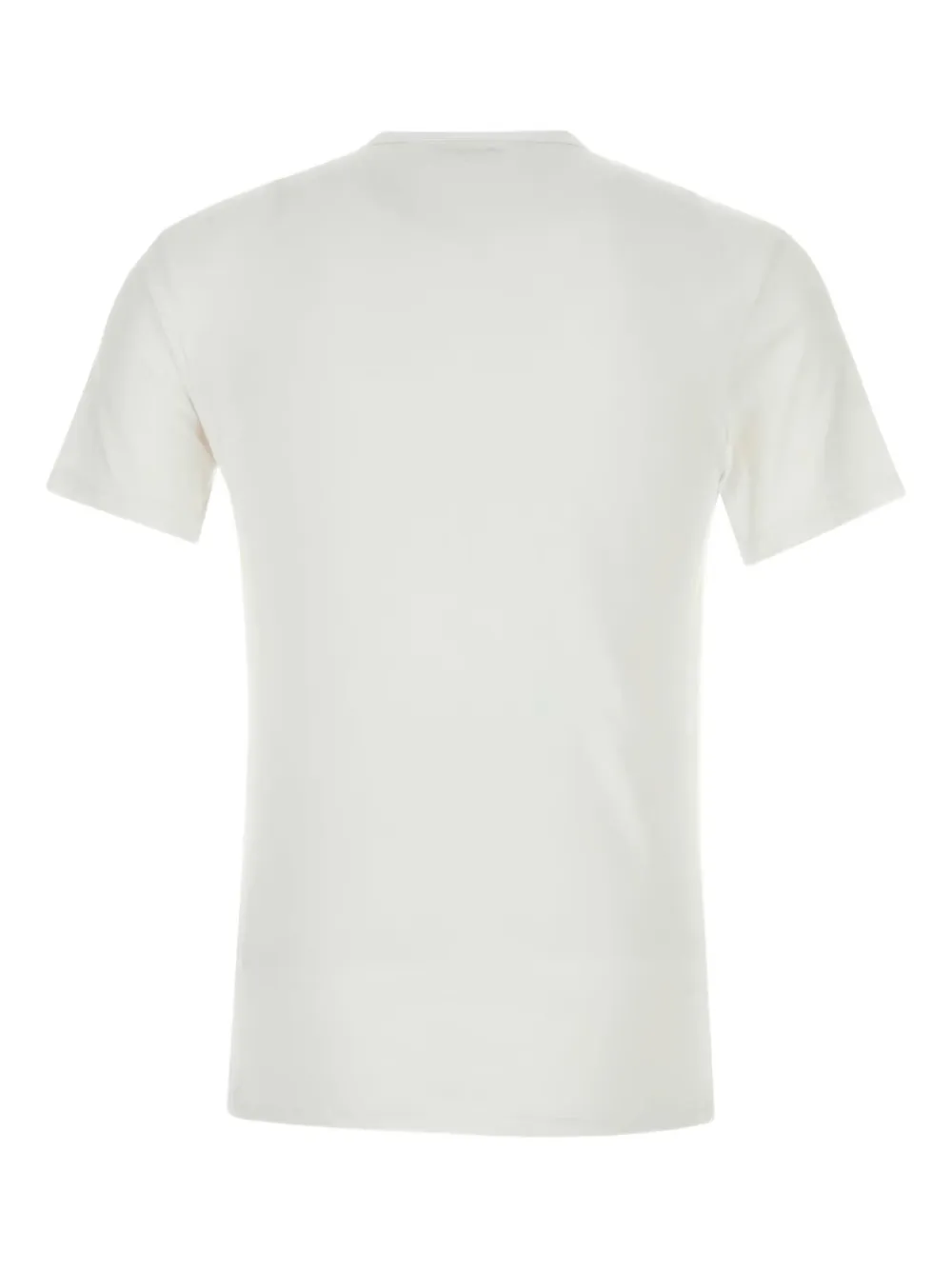 Emporio Armani T-shirt met ronde hals en logodetail - Wit