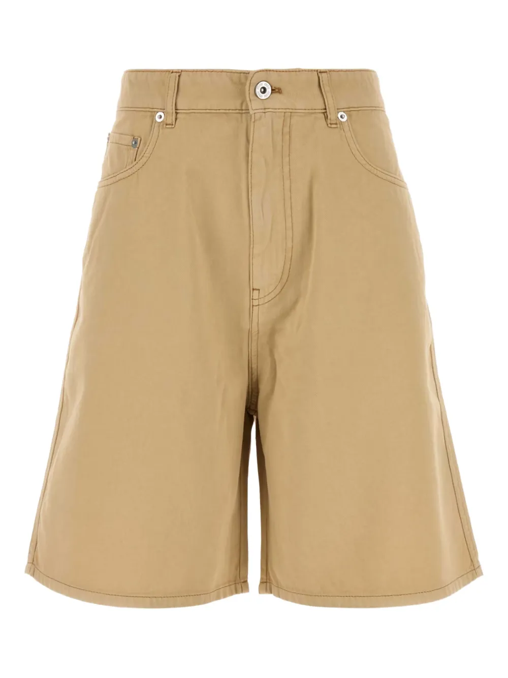 Miu Miu five-pocket bermuda shorts | Neutrals | Image 1
