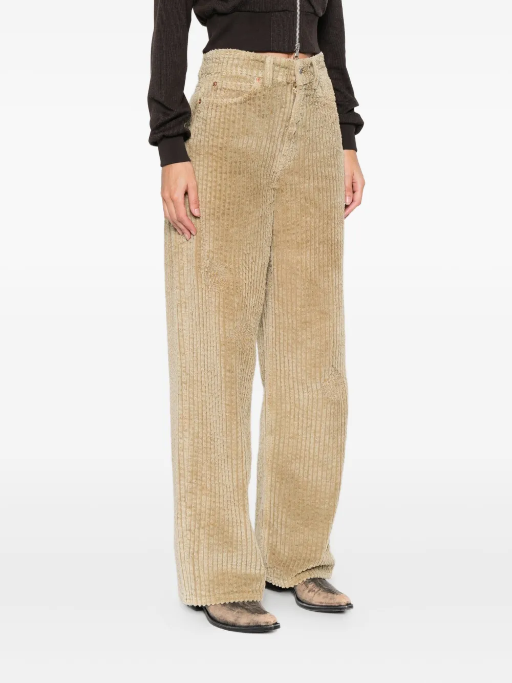 OUR LEGACY Ribfluwelen broek Beige