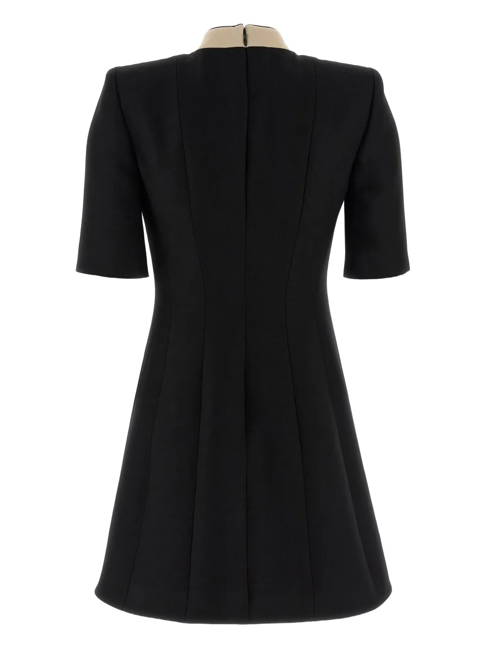 Valentino Garavani Mini-jurk met col en strik - Zwart