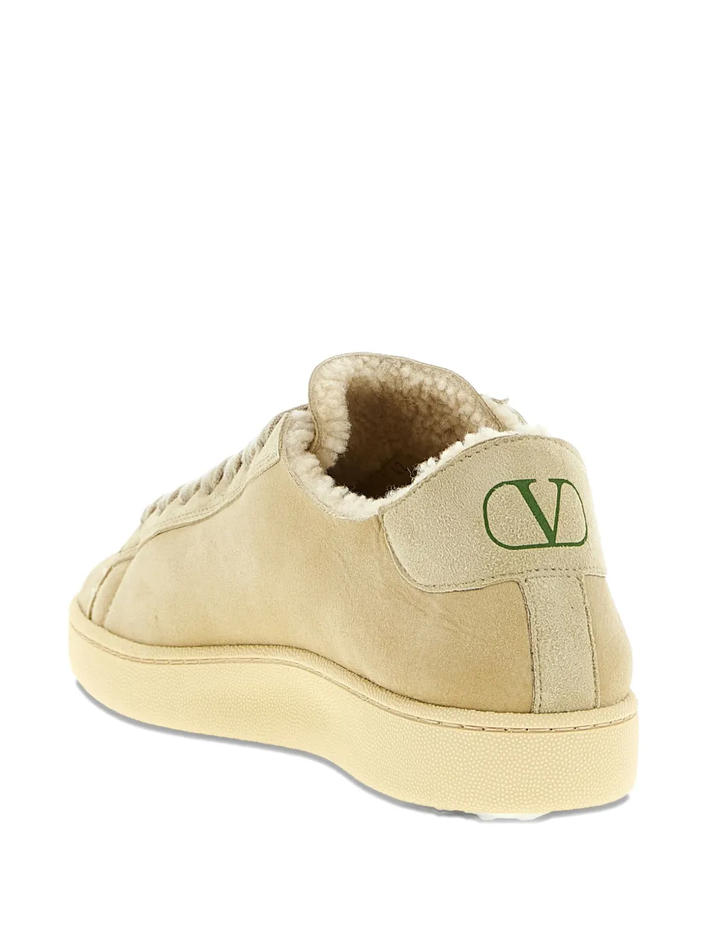 Valentino Garavani Royco leren sneakers Beige