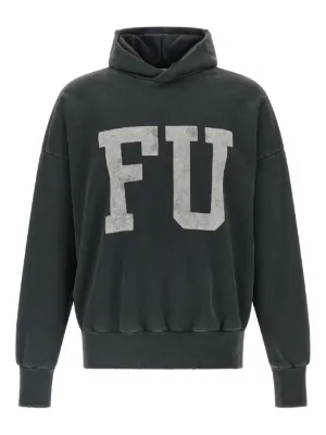 FEAR OF GOD ESSENTIALS 90s ロゴプリント パーカー | グレー