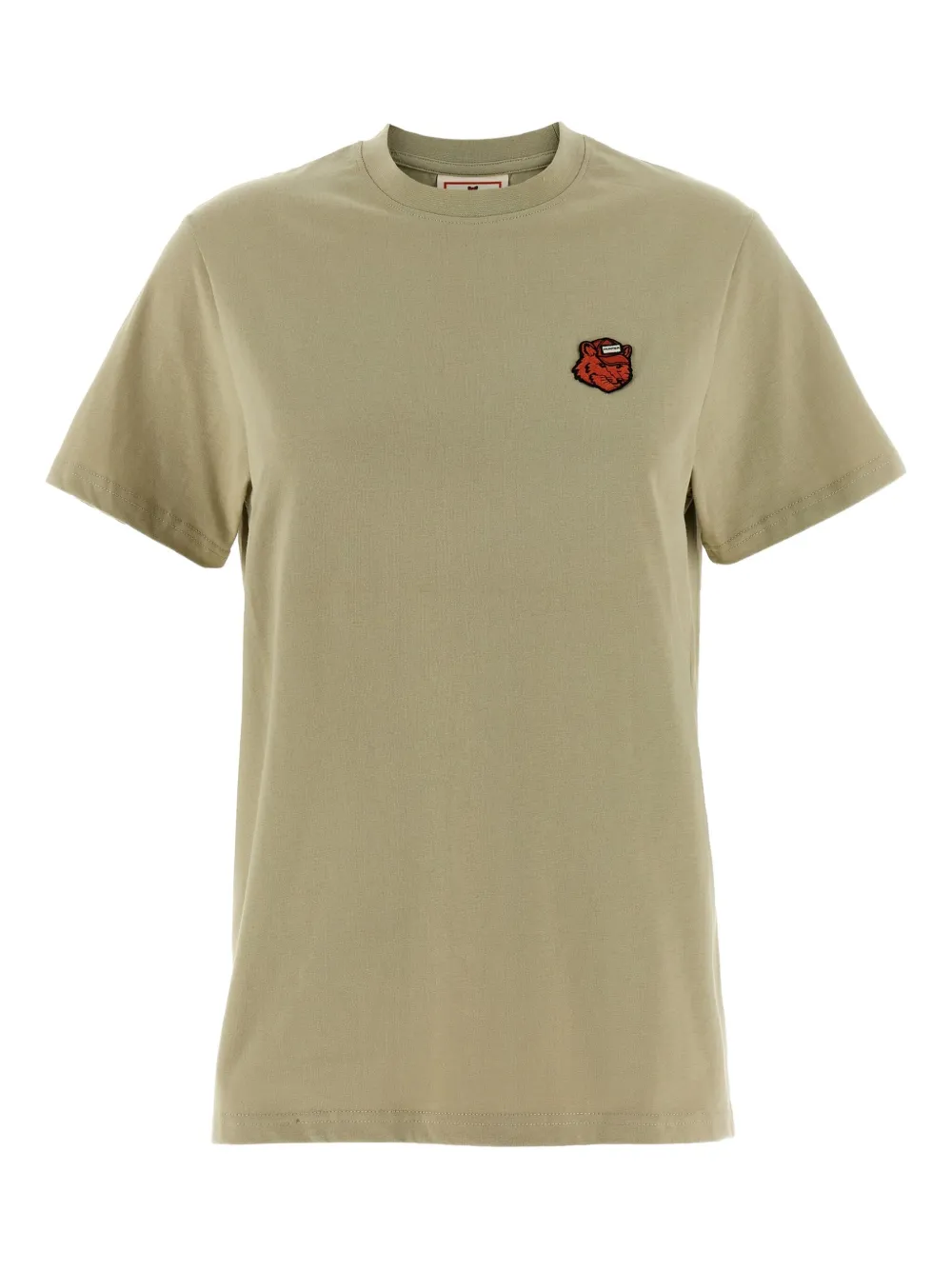 Maison Kitsuné Hunter Fox Head Short Sleeve T-shirt In Brown