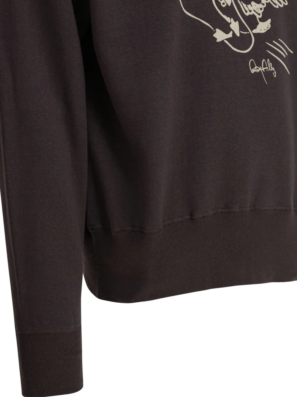 Human Made Tsuriami katoenen sweater met grafische print Bruin