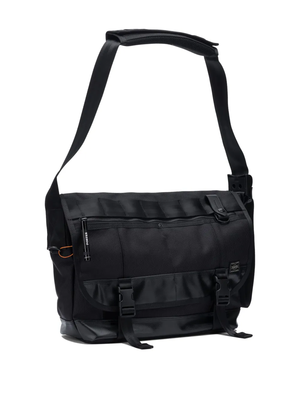 Porter-Yoshida & Co. HEAT messengertas met gespband Zwart